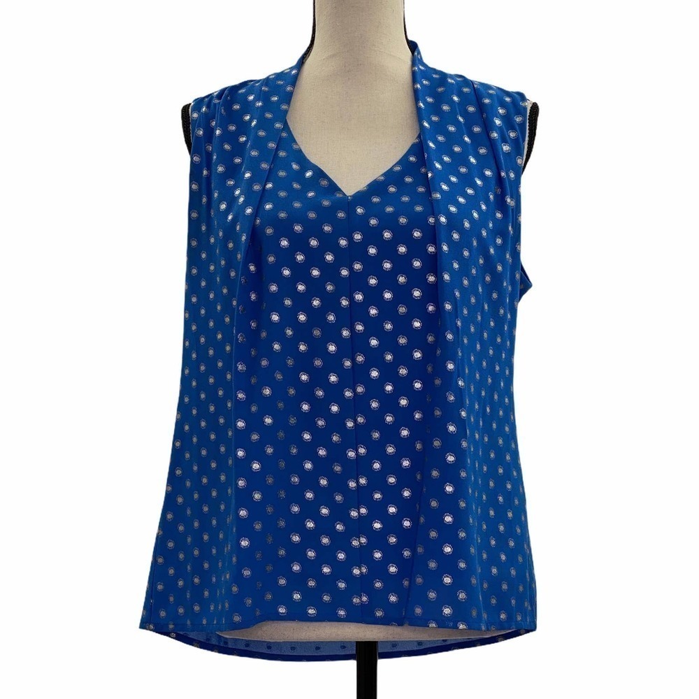 ROSE & Olive Sleeveless Cardigan Blouse Size Large